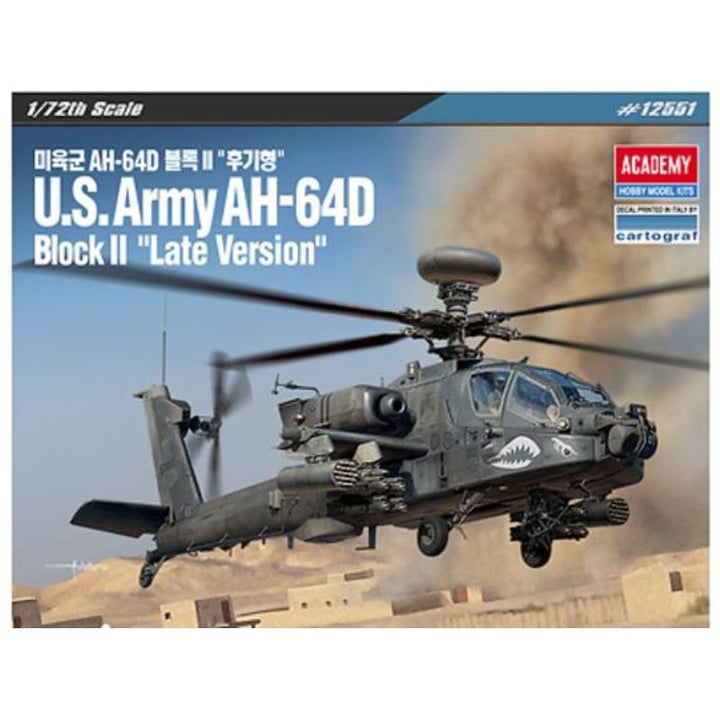 1/72 U.S ARMY AH-64D BLOCK II "LATE VERSION"