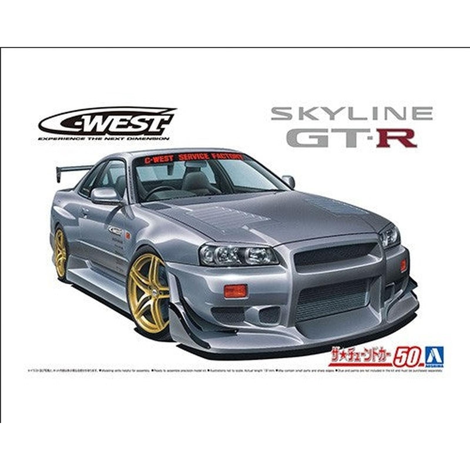 1/24 C-WEST BNR34 SKYLINE GT-R '02 (NISSAN)