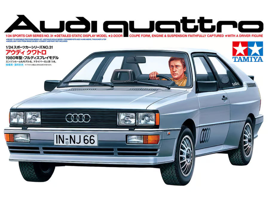AUDI QUATTRO 1/24 SCALE MODEL
