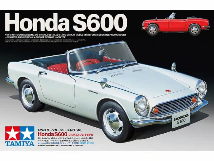 HONDA S600 1/24 SCALE MODEL