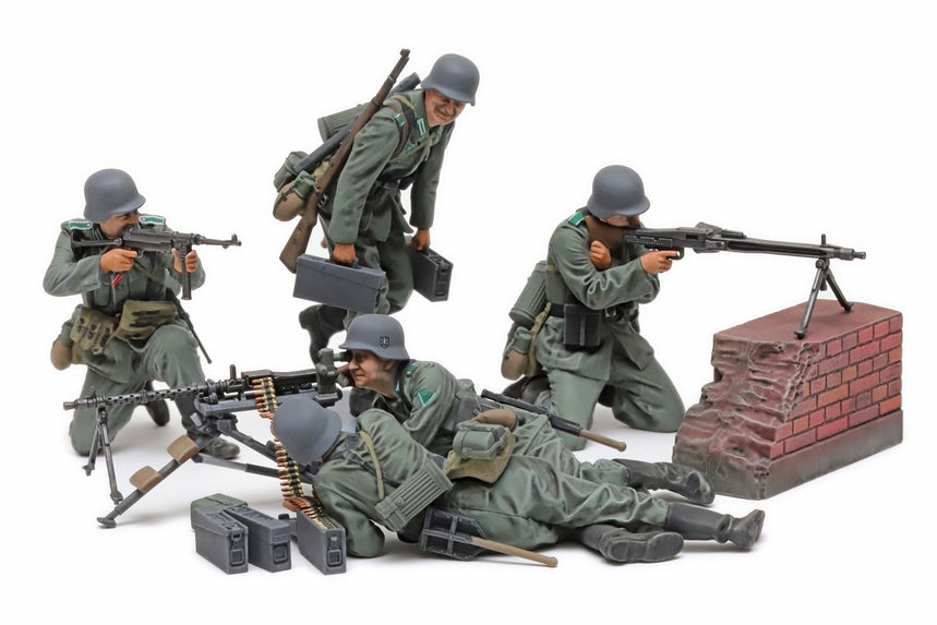 GERMAN MACHINE GUN TEAM (MID-WWII) 1/35