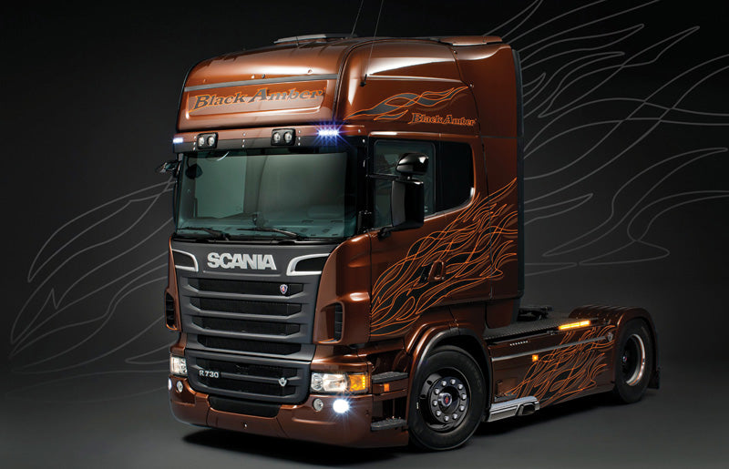 1/24 SCANIA R730 VB BLACK AMBER