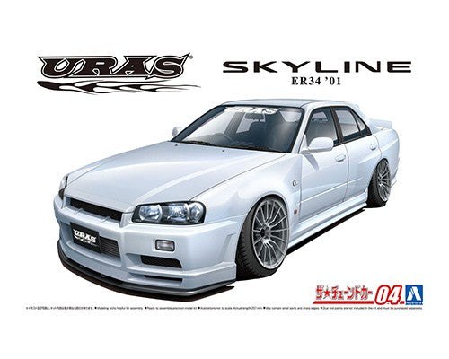 1/24 URAS ER34 SKYLINE TYPE-R '01 (NISSAN)