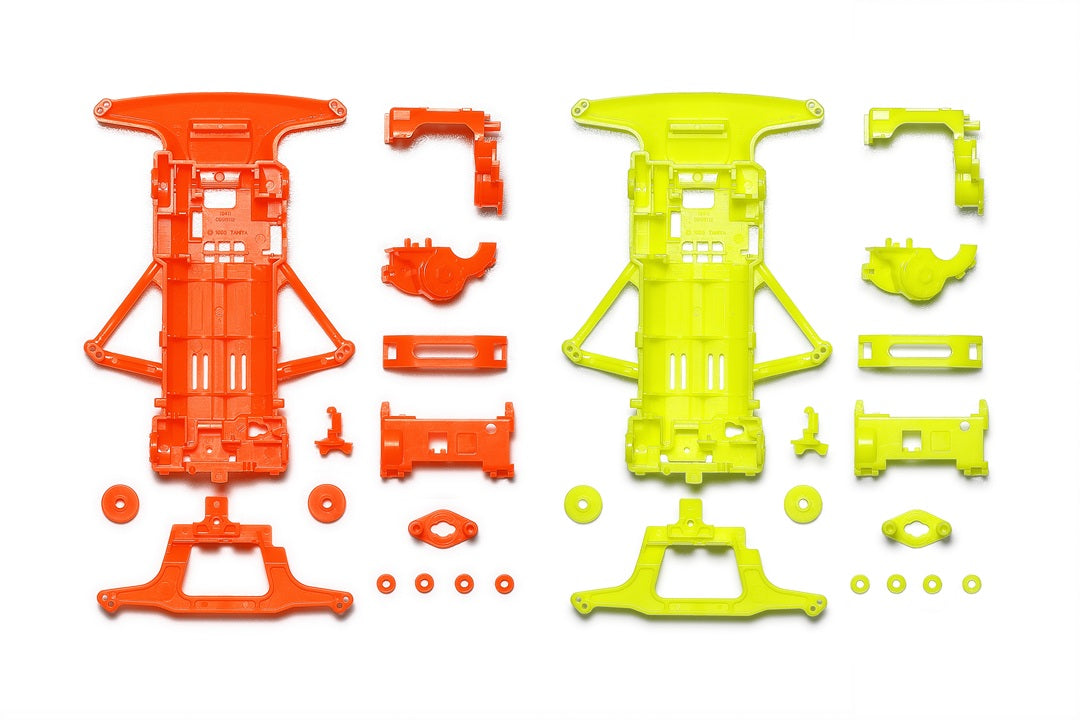 Super Fm Chassis Set Fluorescent Yellow/Orange