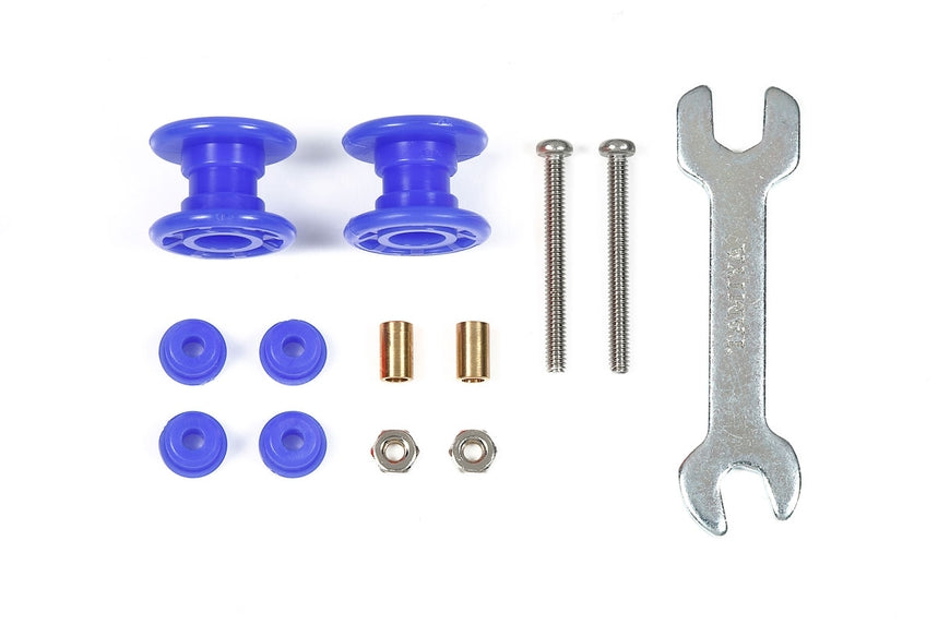 Plastic Double Rollers Low Friction Blue 13-13Mm