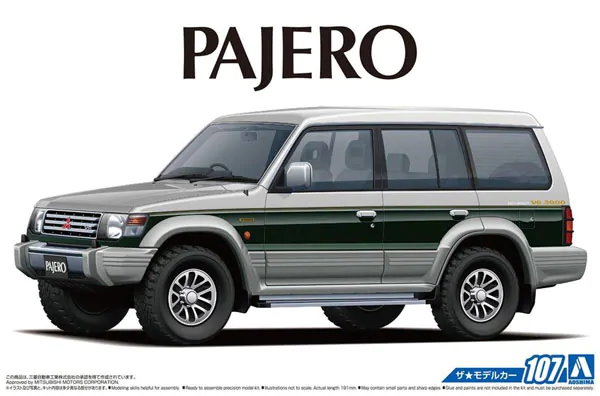 1/24 MITSUBISHI V43W PAJERO SUPER EXCEED '91