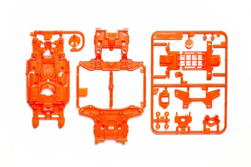 Ms Chassis Set Fluor. Orange Mini 4Wd Station