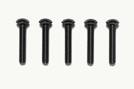 3X16MM SOCKET SCREW Round Head Blue 5Pcs