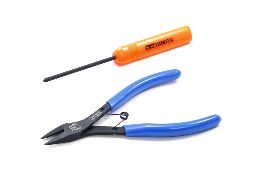 MINI 4WD TOOLS Side Cutter/(+) Screwdriver