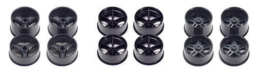 Mini 4WD Carbon Reinforced Wheel Set (Large Diameter)