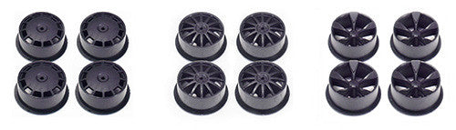 Mini 4WD Carbon Reinforced Wheel Set (Low Profile)