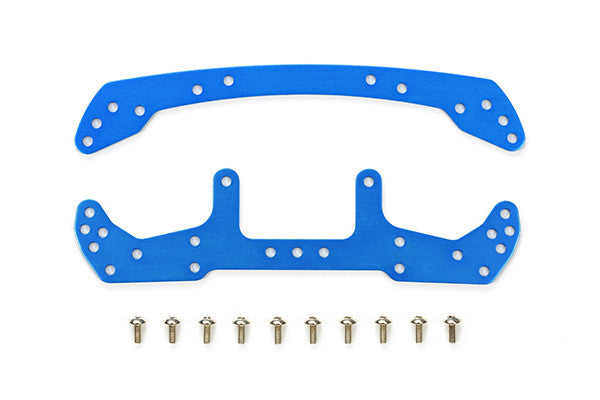 Duralumin Wide F/R Plate - Blue