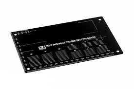 Mini 4WD HG Aluminum Setting Board (Black)