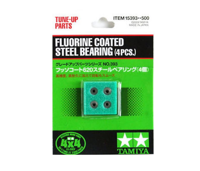 FLOURINE COATED Steel Bearing (4 pcs.)