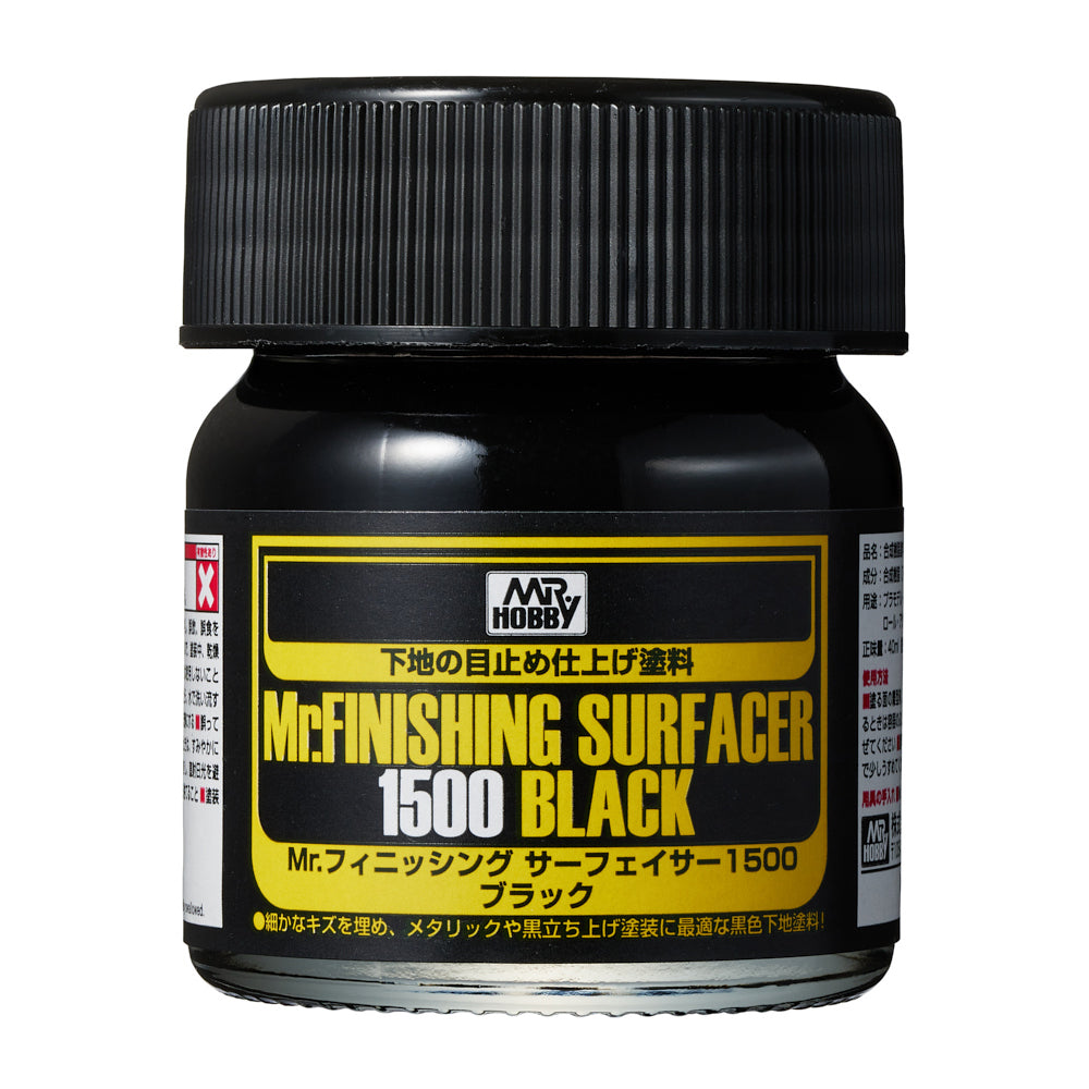 Mr. Hobby - Mr. Finishing Surfacer 1500 Black (40ml)