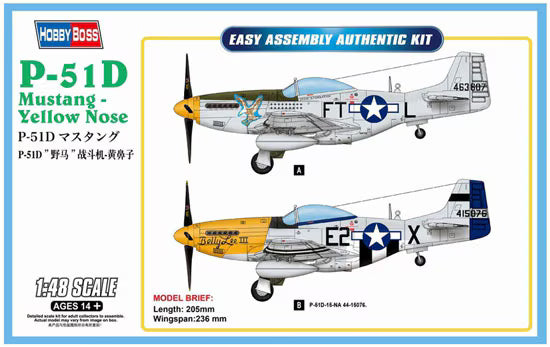 1/48 P-51D Mustang - Yellow Nose