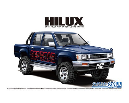 1/24 TOYOTA LN107 HILUX PICK UP DOUBLE CAB 4WD '94