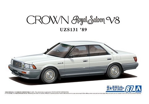 1/24 TOYOTA UZS131 CROWN ROYALSALOON G '89