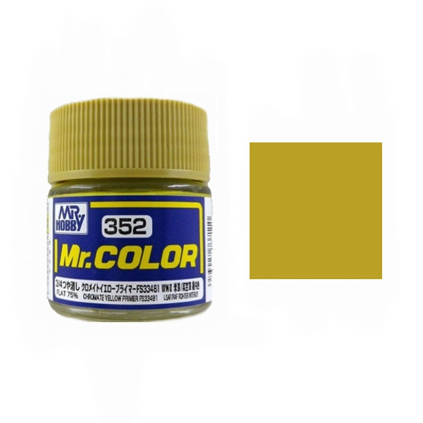 Mr Color C352 Flat Chromate Yellow Primer FS33481 10ml