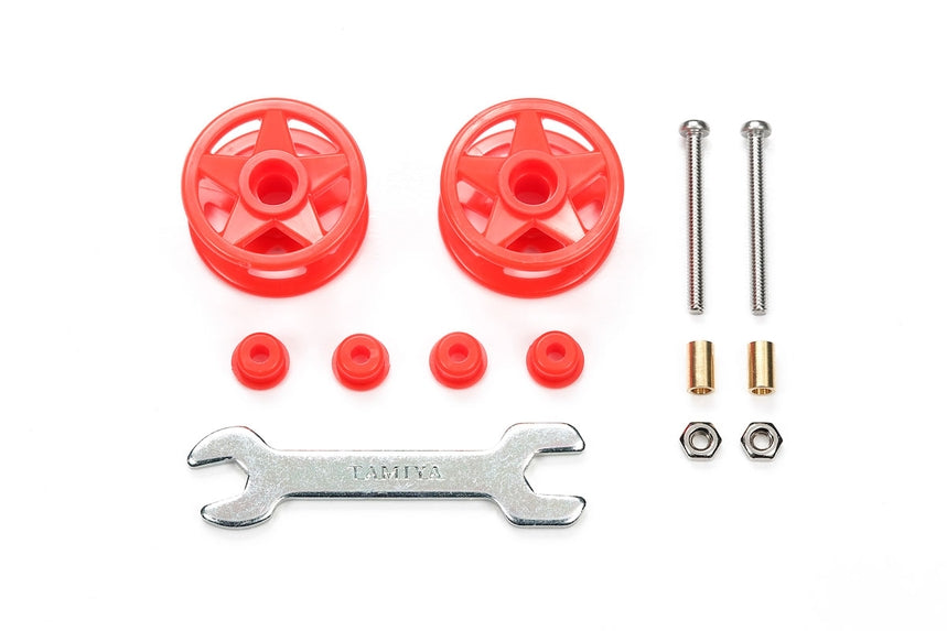 Lf Plastic Double Rollers 19-19Mm Red Mini 4Wd Station