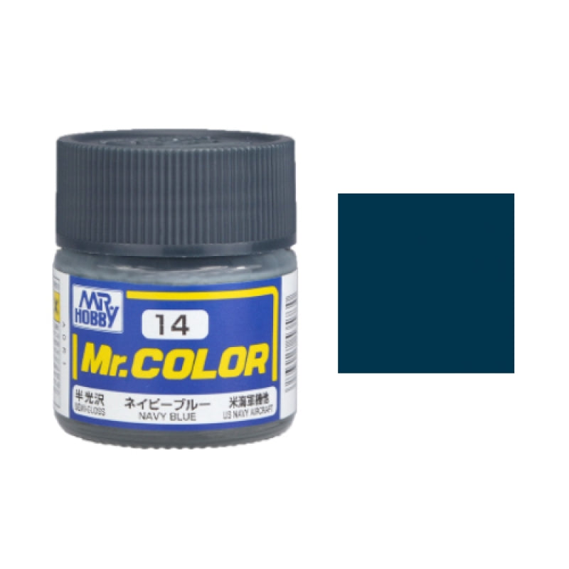 Mr Color C014 Semi Gloss Navy Blue 10ml
