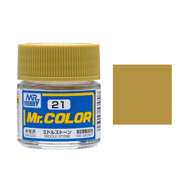 Mr Color C021 Semi Gloss Middle Stone 10ml