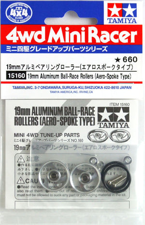19mm Aluminum Ball-Race Rollers
