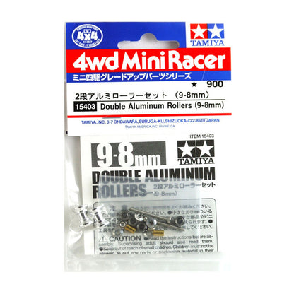 Double Aluminum Rollers (9-8mm)