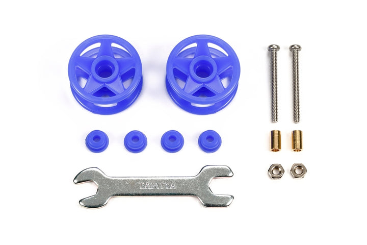 JR LF PLASTIC DOUBLE ROLLERS 19-19Mm Blue