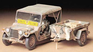 US M151A2 Ford Mutt with M416 Cargo Trailer