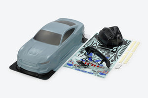 RC BODY SET FORD MUSTANG GT4 Corsa Gray/Painted