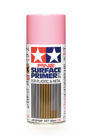 Fine Surface Primer L for Plastic & Metal (Pink)