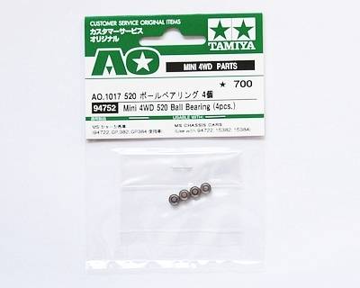 Mini 4WD 520 Ball Bearing (4pcs)