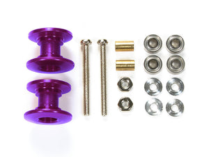 Lightweight Double Aluminum Rollers (13-12mm/Purple)