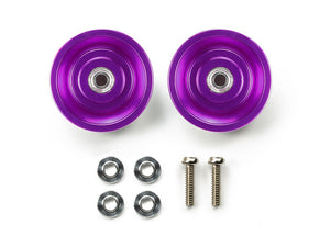 HG 19mm Lightweight Tapered Aluminum Ball-Race Rollers ( Ringless/Purple)