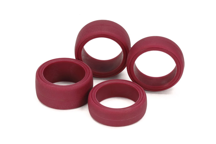 Low Friction Large Dia. Slick Tires (Maroon, 4pcs.)