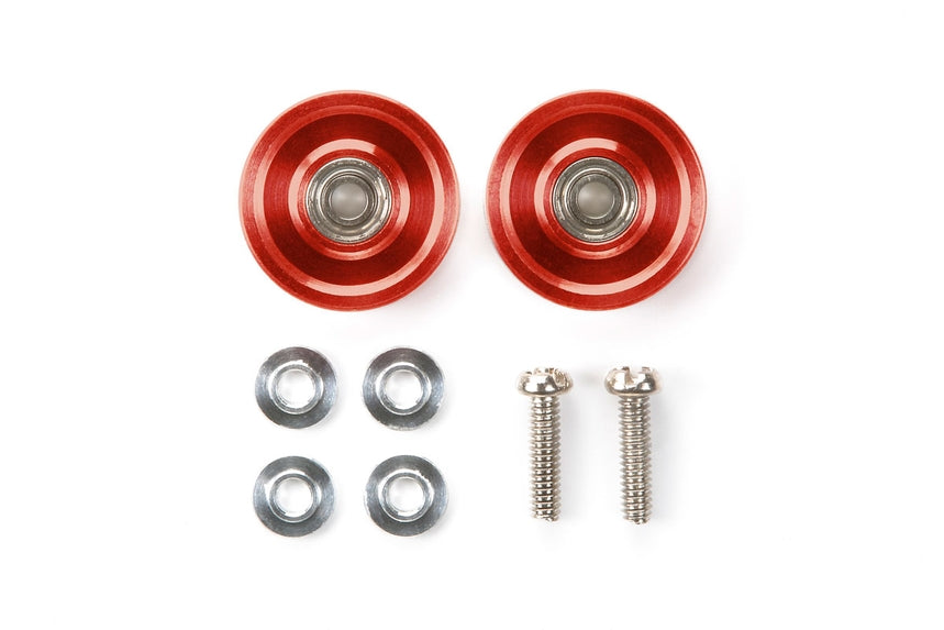 13mm Aluminum Ball-Race Rollers (Ringless/Red)