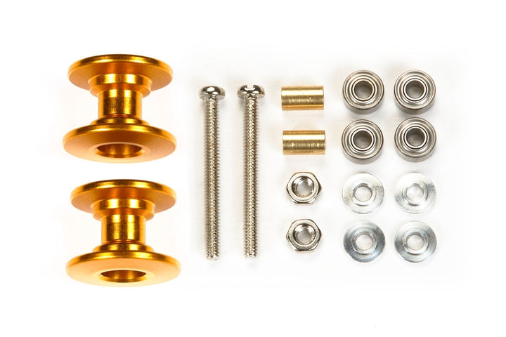 Lightweight Double Aluminum Rollers (13-12mm/Gold)