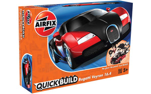 QUICK BUILD Bugatti Veyron Black & Red